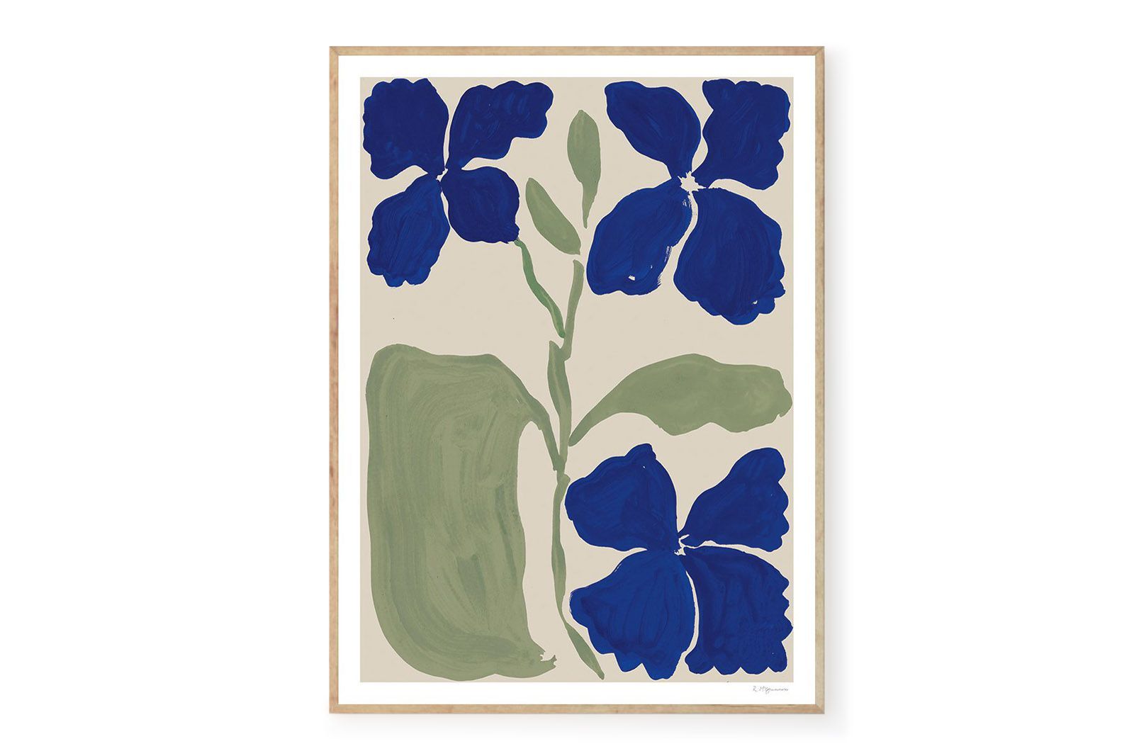 ポスター/アートプリント　50×70cm　Flowers/124x10665-50x70
