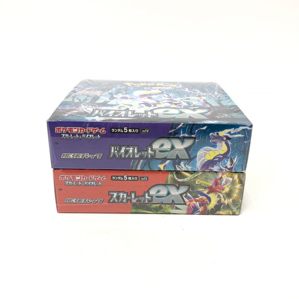 スカーレットex バイオレット ex 各1box シュリンク付き