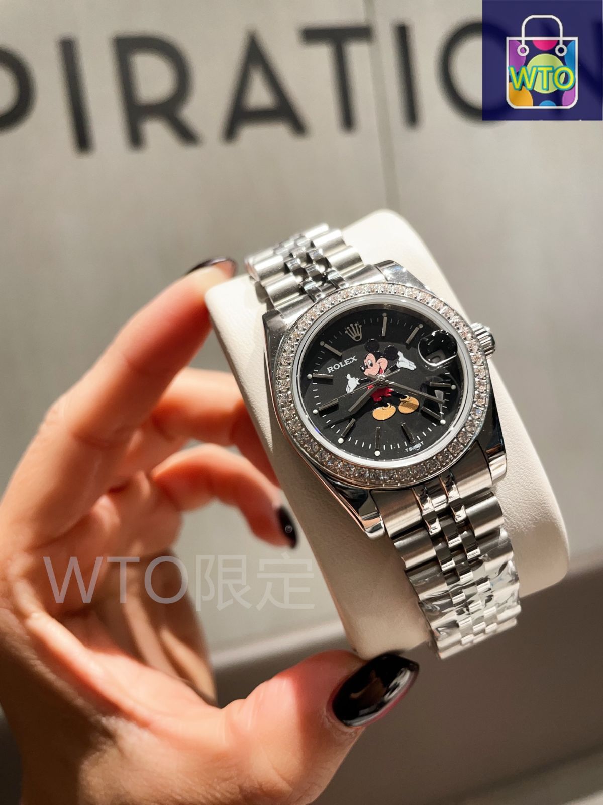 今日特価】ROLEX Mickey Mouse Quartz Watch ロレックス