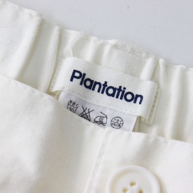 プランテーション Plantation ストレッチコットン 半端丈