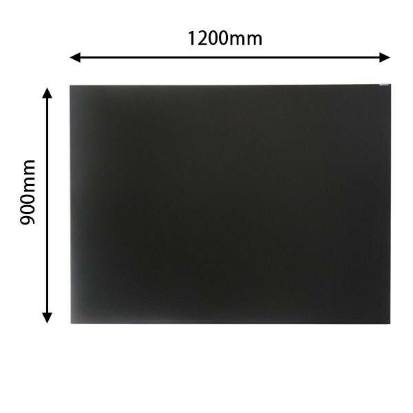 馬印 木製黒板 壁掛 ブラック W1200×H900 W34KN