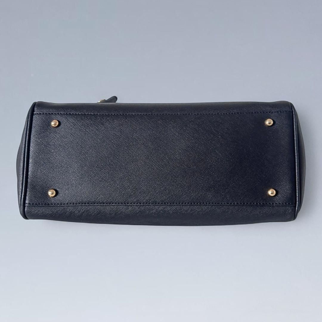 美品　アニエスべー 2way ボストンバッグ ハンドバッグ 　ネイビー 美品✨️ アニエスべー 2way ボストンバッグ ハンドバッグ