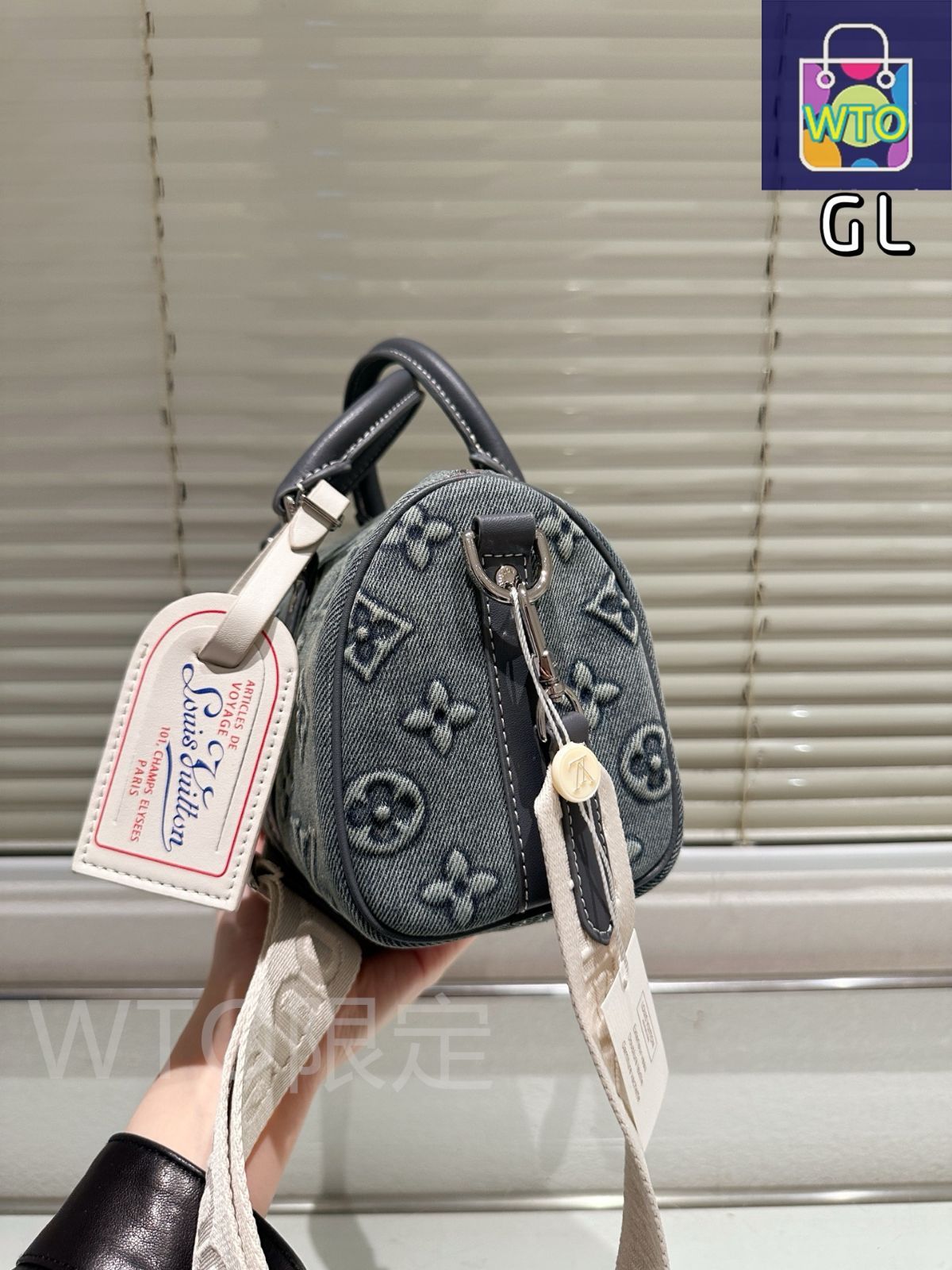 今日特価】LV Keepall Denim Pillow Bag ルイ・ヴィトン キープ