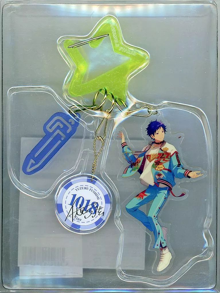 中古】キーホルダー 伏見弓弦 ES 7th Anniv. ジャックポットチャーム