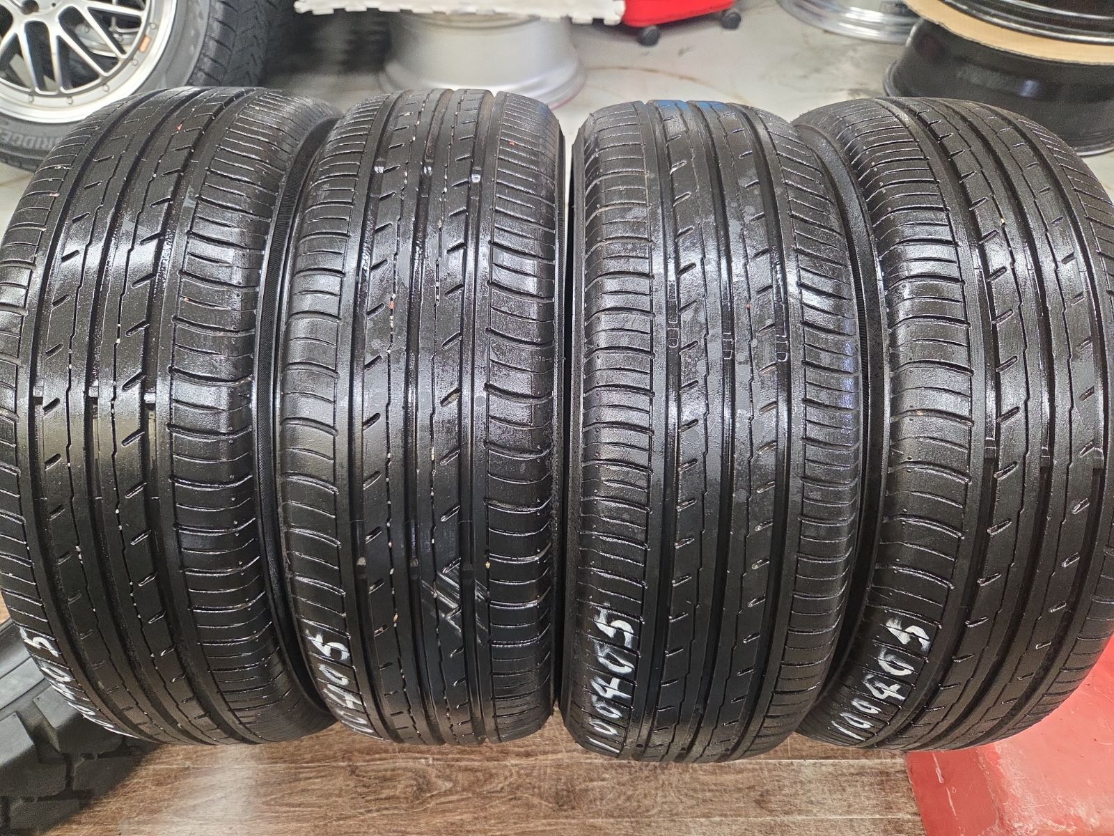 ! 165 55R14 4本 23年製 ヨコハマ ブルーアース N-BOX N-WGN タント ムーブ スペーシア カスタム エブリィ ワゴンR パンクチェック済み