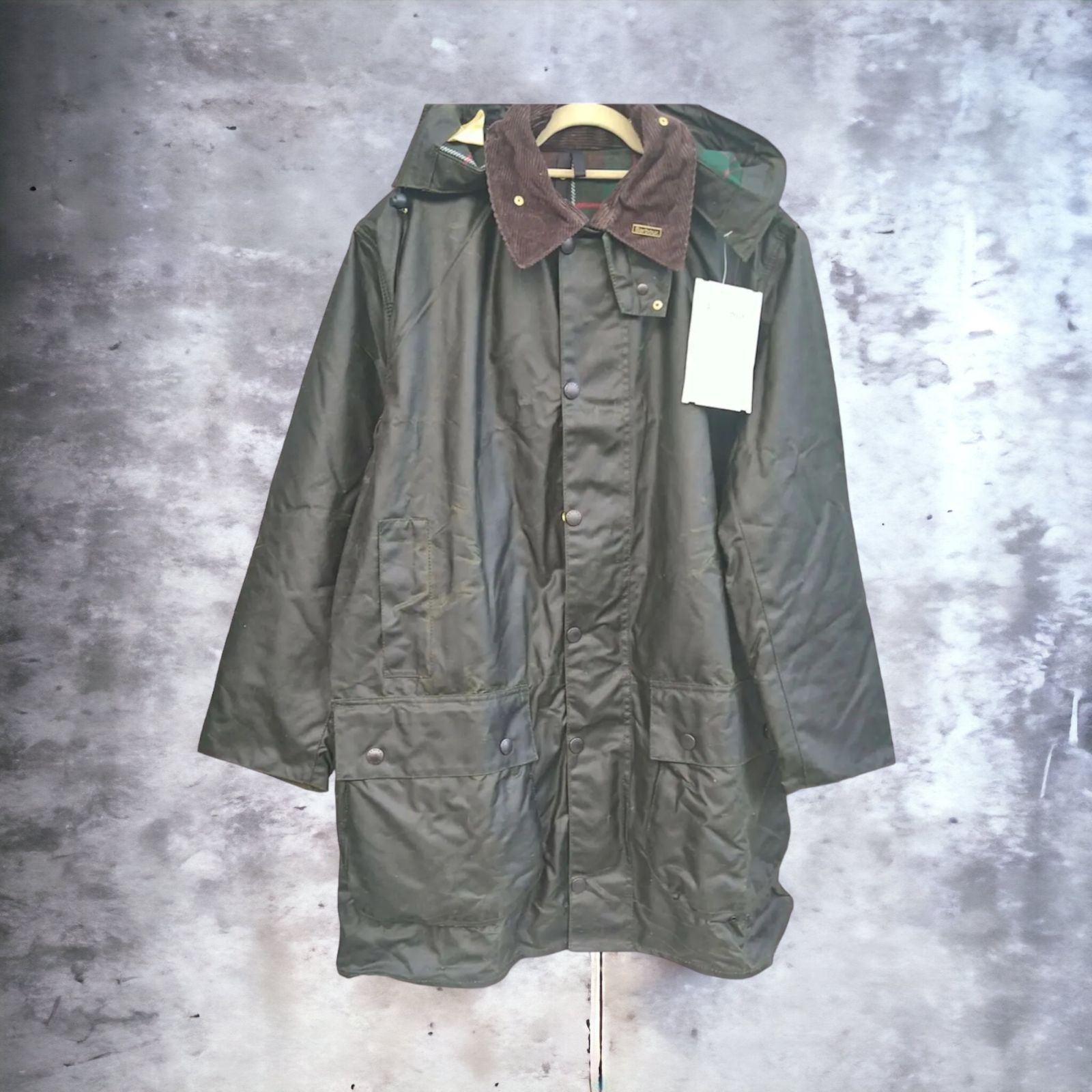 その他ミント/C42/Vintage Barbour NORTHUMBRIA/フード - その他