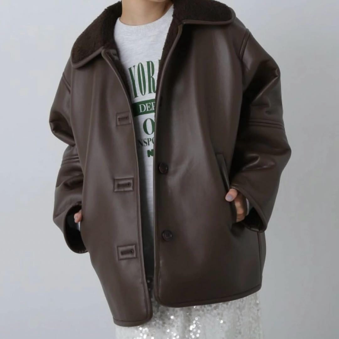 N.Natural Beauty Basic ボアボンディングジャケット