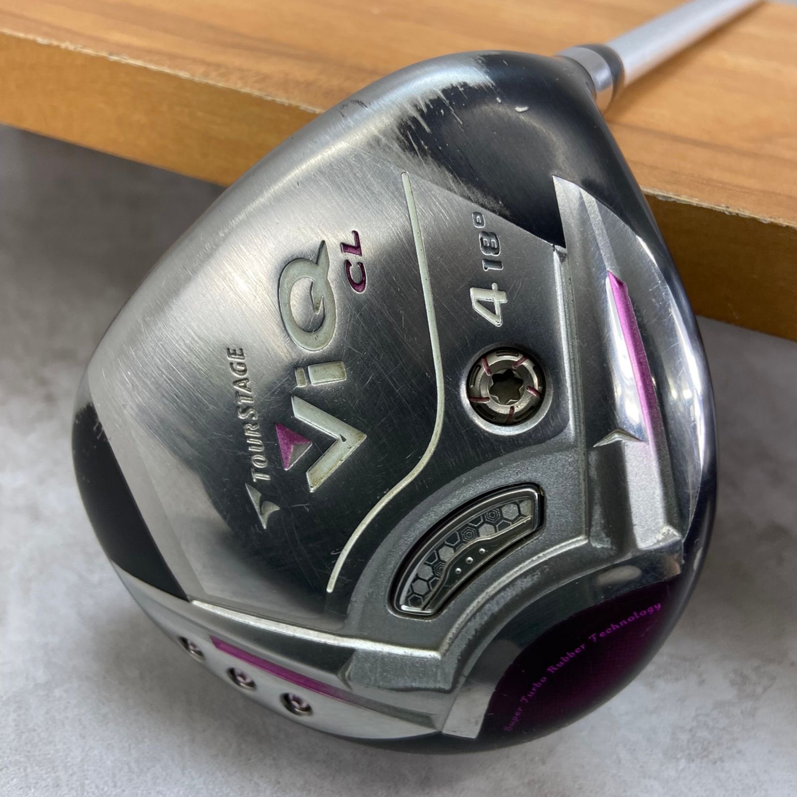 TOURSTAGE - TOURSTAGE　ツアーステージ　ViQ　CL　レディースゴルフ4W　カーボン　L　18°　右利き用　FW　フェアウェイウッド　41.5インチ　B-8 TOURSTAGE ツアーステージ ViQ CL レディースゴルフ4W カーボン
