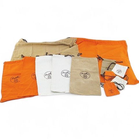 HERMES - エルメス HERMES 布袋 保存袋 巾着 靴用 シューズ用