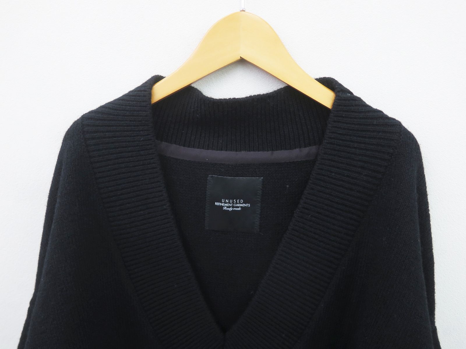 UNUSED アンユーズド US1497 18AW V NECK Zip Knit ニット 2