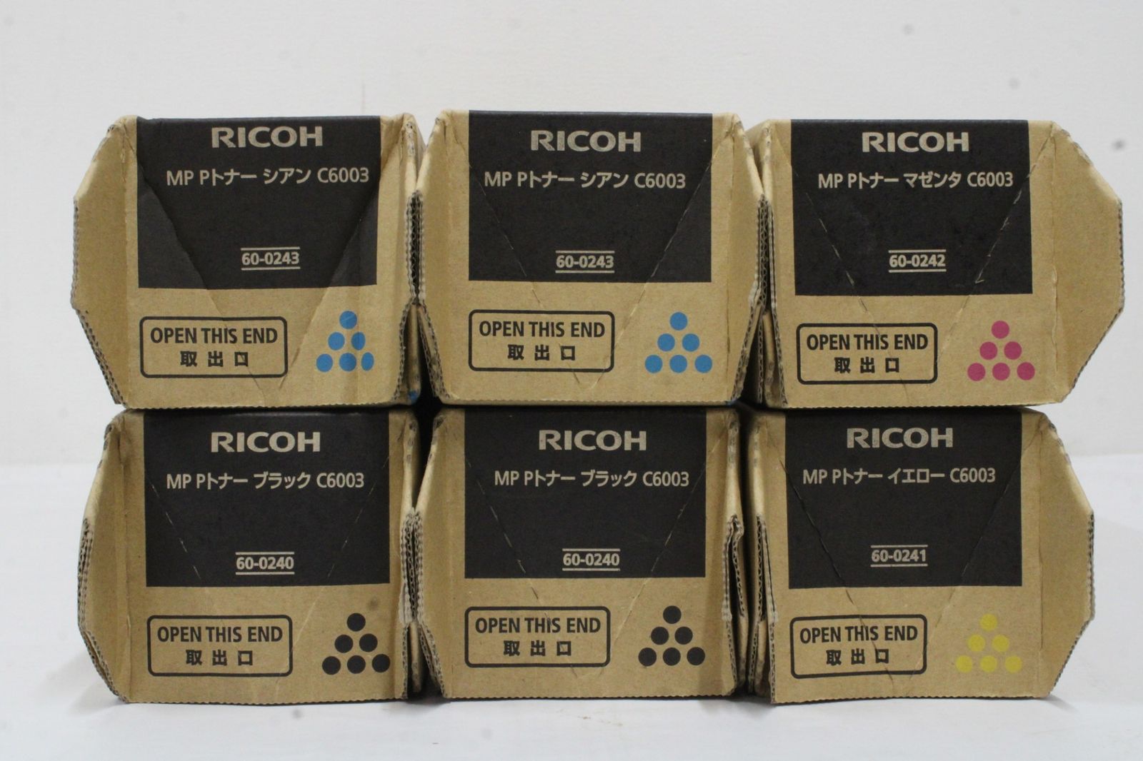 RICOH Pトナー C6003 4色 RICOH トナー C6003 4色 6本 C35032色 2本