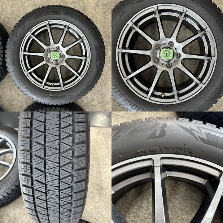 領収書発行可】〈中古品〉クラウンクロスオーバー専用 225/60R18タイヤホイールセット スタッドレス BLIZZAK DM-V3  SCHNEIDER StaG 14R球面ボルト専用 - メルカリ