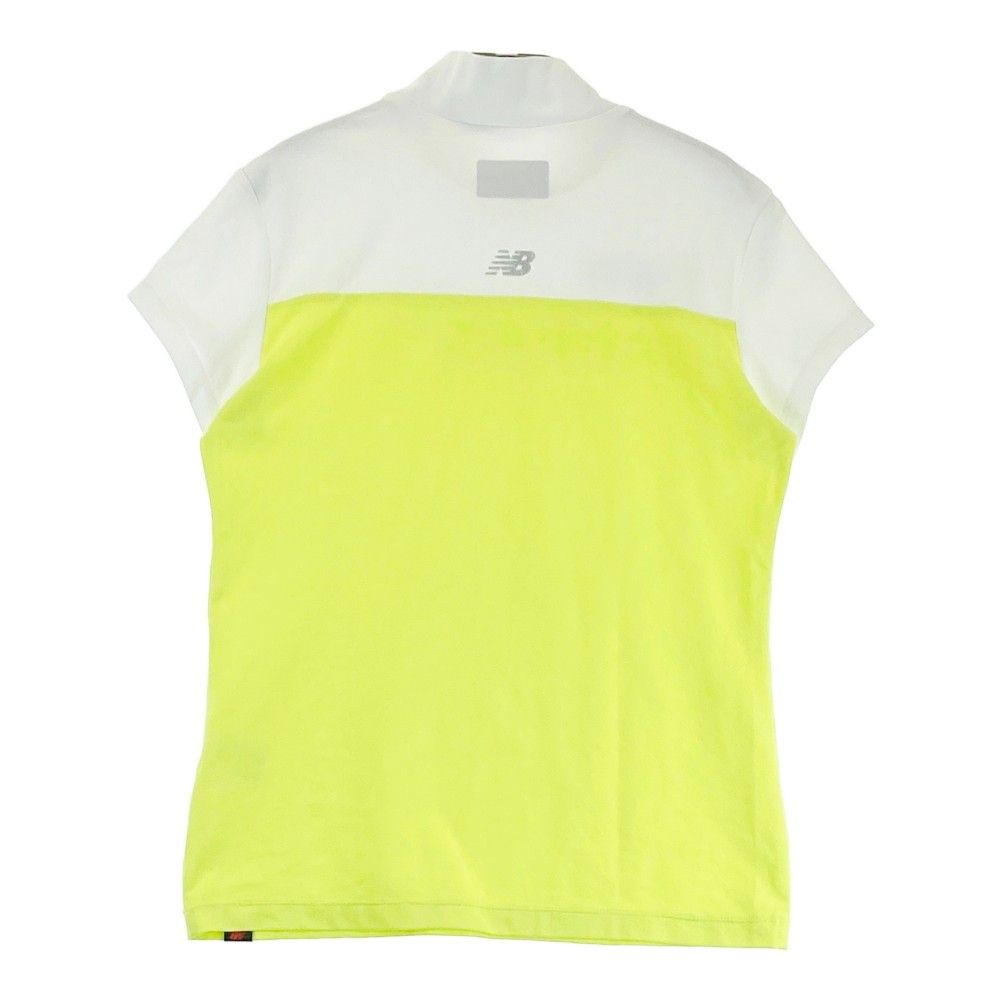 サイズ：0 NEW BALANCE GOLF ニューバランス  半袖ハイネックTシャツ  グリーン系 [240101445654] ゴルフウェア レディース ストスト NEW BALANCE GOLF ニューバランス 半袖ハイネックTシャツ