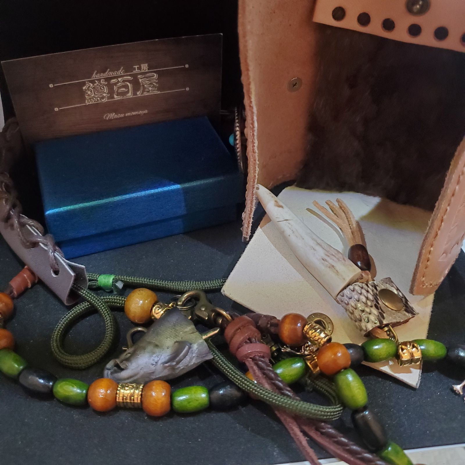 ハンドメイドミノー鱒百屋ラニヤード - メルカリ