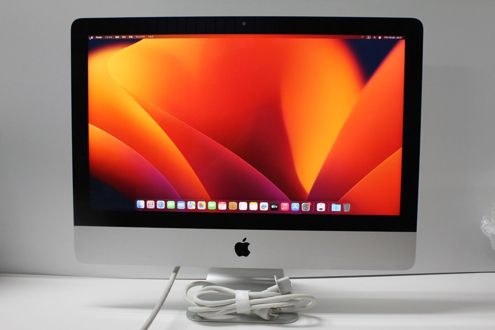 現状品】iMac（Retina 4K, 21.5インチ,2017）HDD1TB/8GB〈MNDY2J