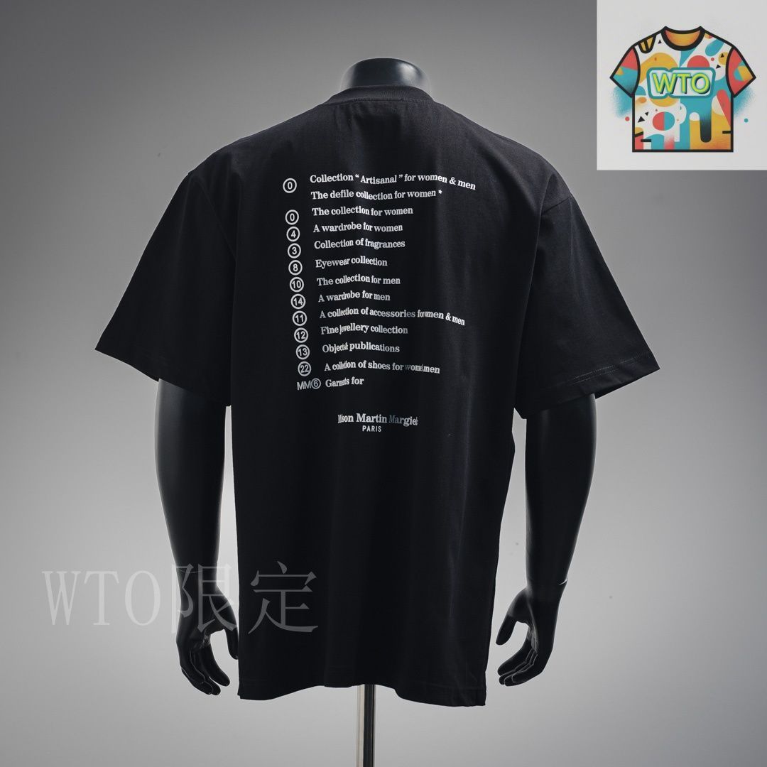 今日特価】MaisonMargiela 25ss ナンバー 3 プリント T シャツ
