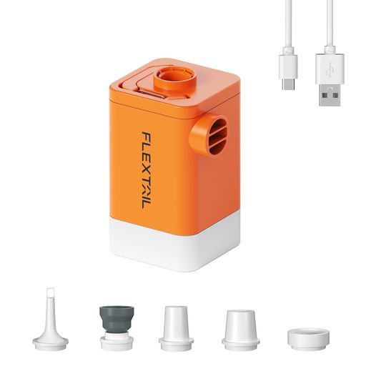 FLEXTAILGEARMAXPUMP2PLUSエアポンプ電動ポンプ携帯ポンプ4800mAH電池内蔵照明ライト付きキャンプライトUSB充電式スマホ充電対応速やかに空気入れ空気抜く浮き輪インフレータブル玩具