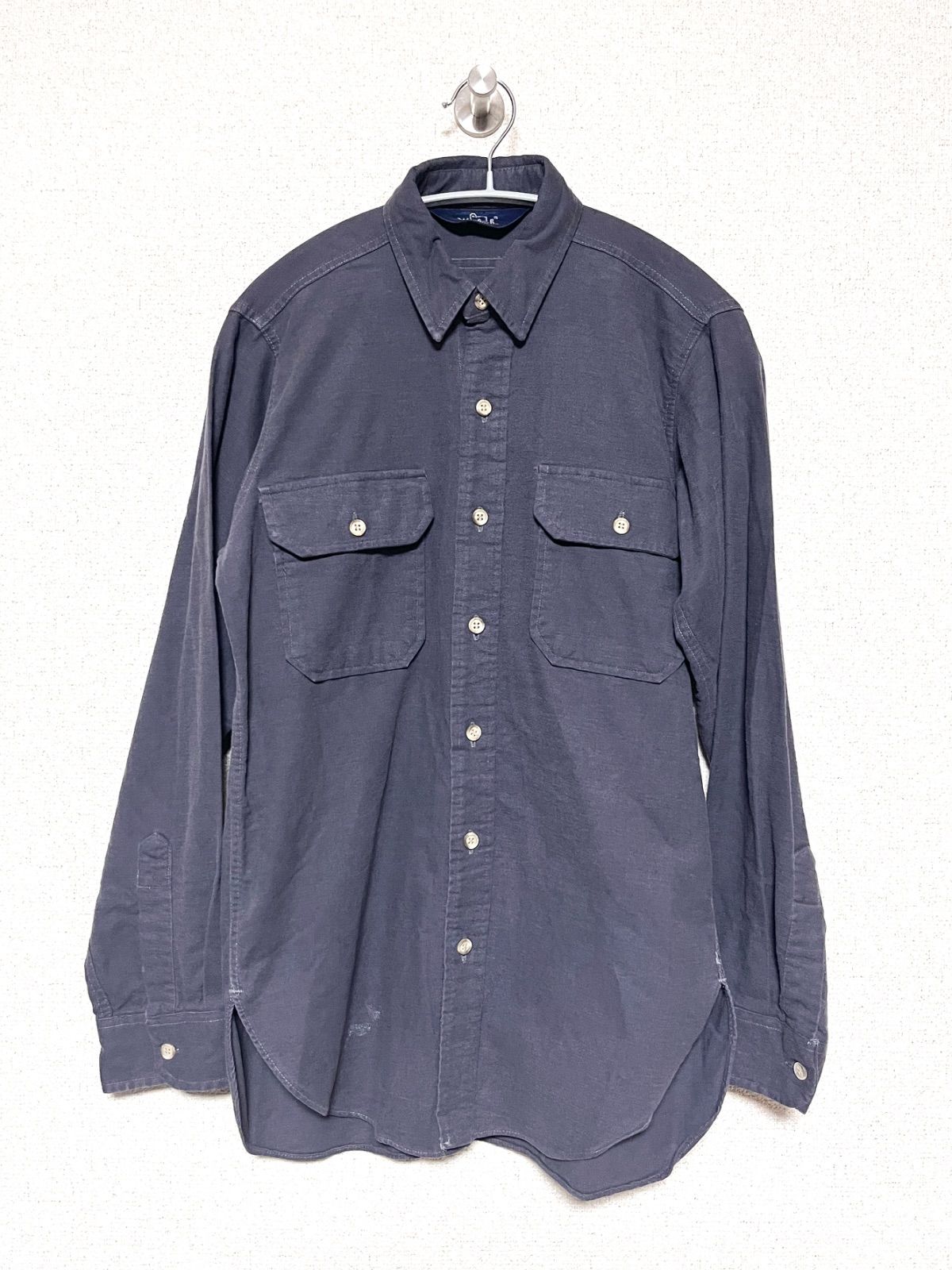 WOOLRICH】80s USA製 L/S シャモアクロスシャツ ウールリッチ WOOLRICH】80s USA製 L/S シャモアクロスシャツ ウールリッチ