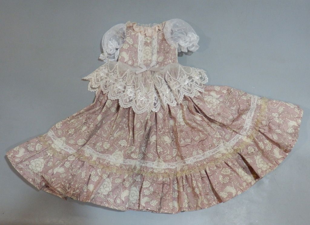 8号室 ドール衣装 ボタニカル柄ドレス MSDサイズ ローズ USTAUSTRALIA_COM_AU