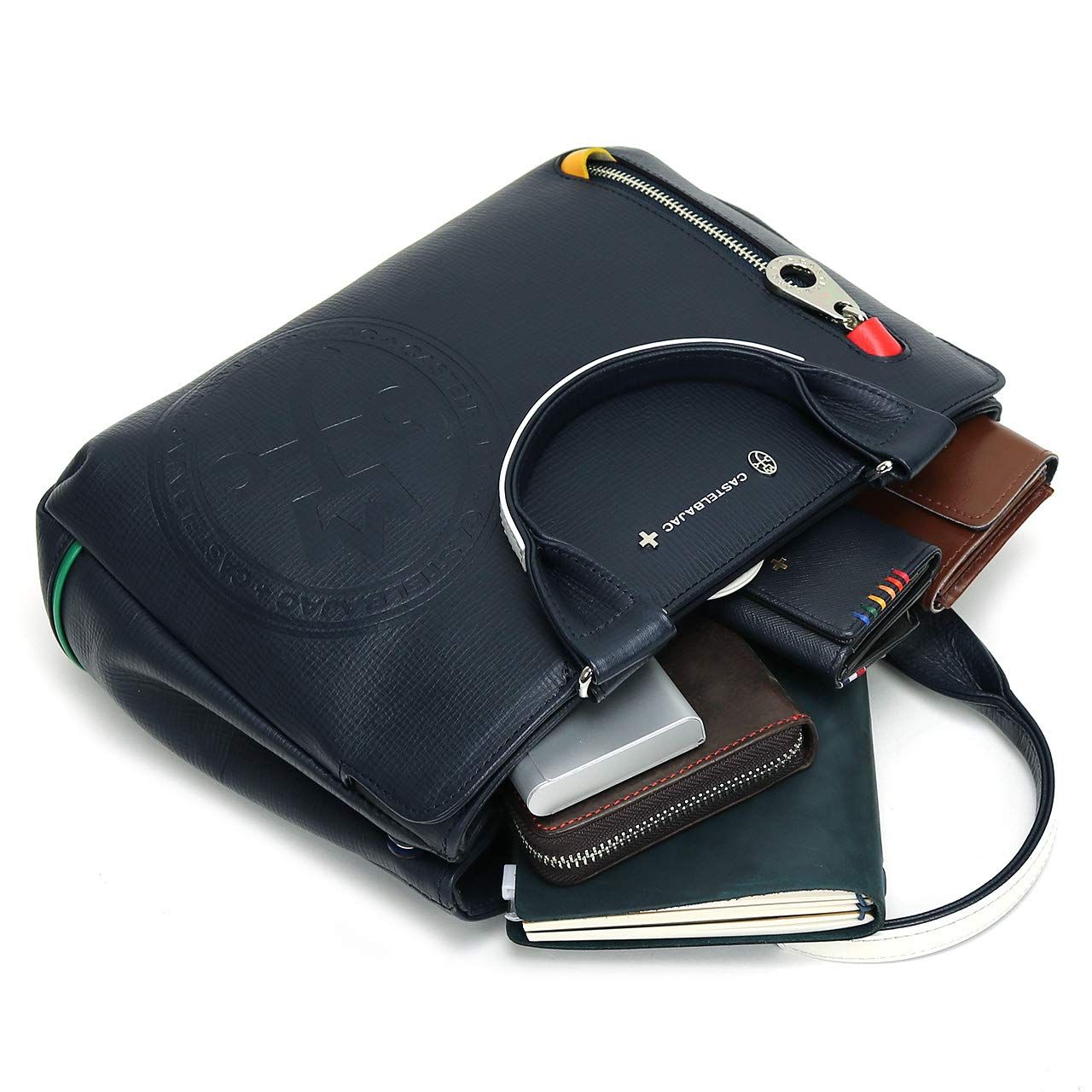 カステルバジャック ミニトートバッグ Dense(デンス) 072511 シロ カステルバジャック] ミニトートバッグ Dense(デンス) 072511 シロ