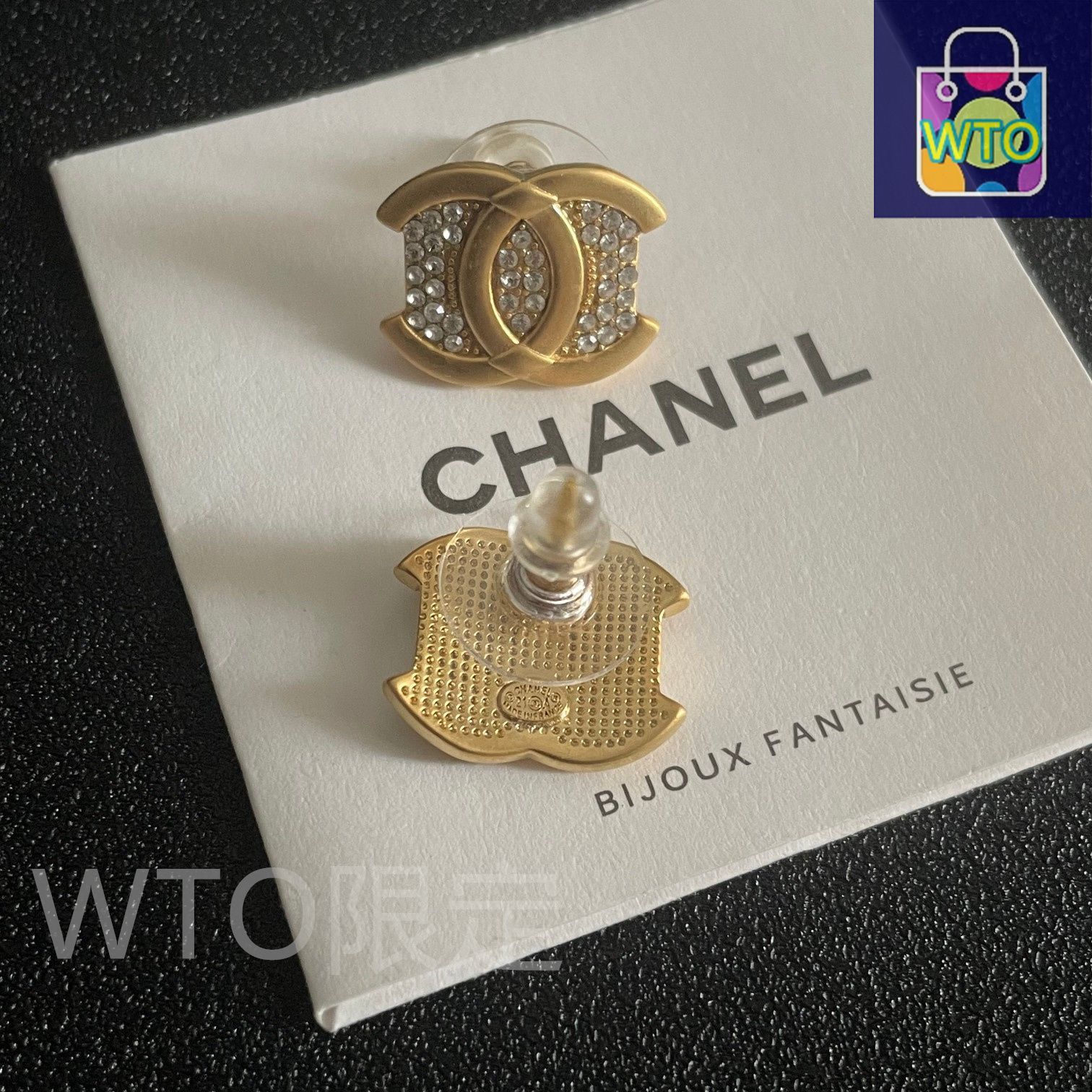 今日WTO】Chanel ヴィンテージ アルファベット ピアス 送料無料