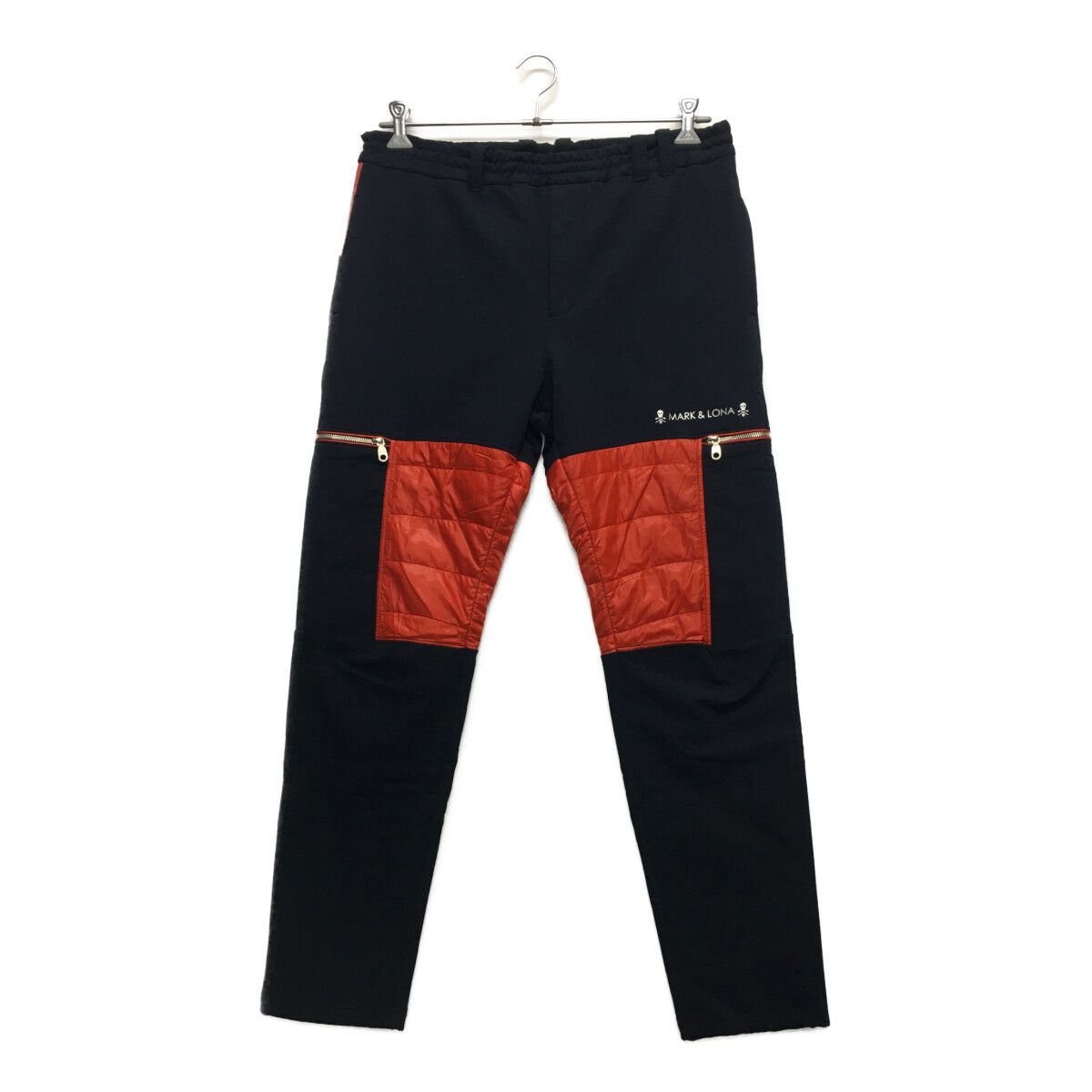 中古 メンズ マークアンドロナ MARKu0026LONA パンツ 50(XL) 紺 ネイビー 防風 裏起毛 中綿入り