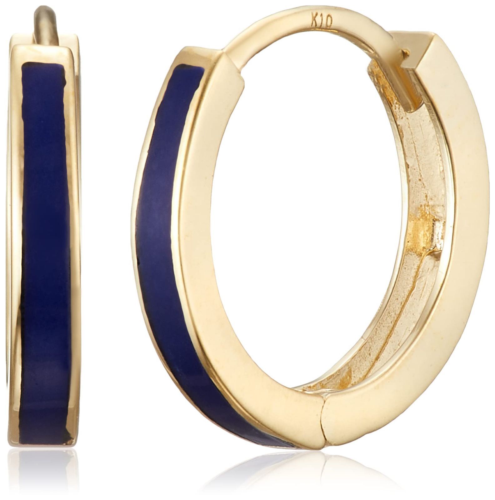 k10ラピスラズリフープピアス k10-cabochon-
