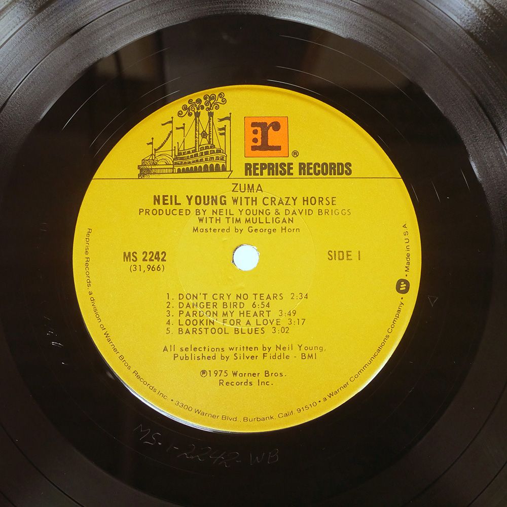 US盤 NEIL YOUNG & CRAZY HORSE/ZUMA/REPRISE MS2242 LP - メルカリ