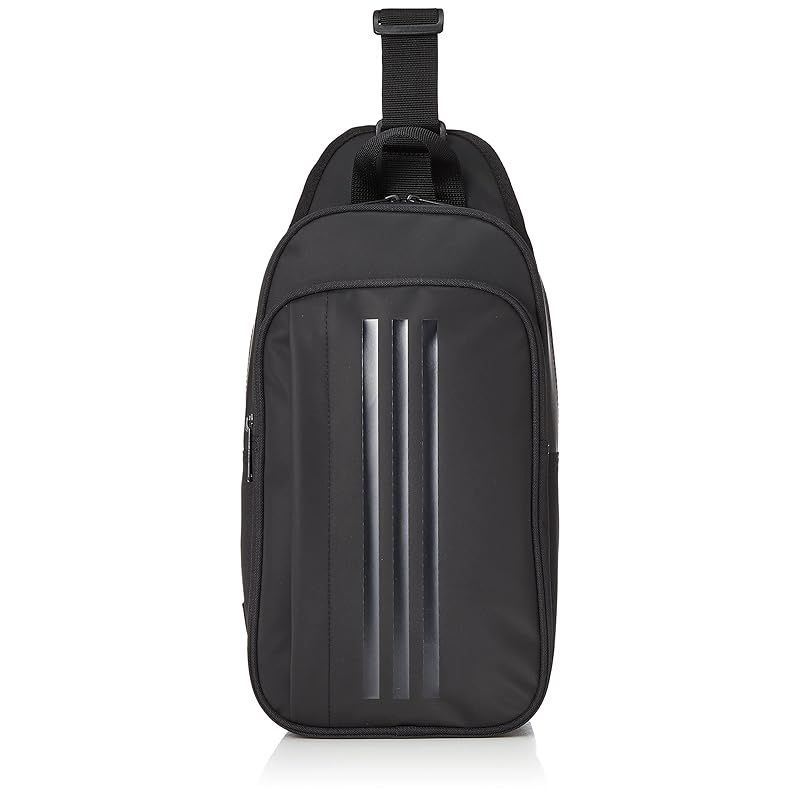 【在庫セール】[アディダス] ボディバッグ ワンショルダーバッグ 7L No.68104 メンズ ブラック/ブラック 0