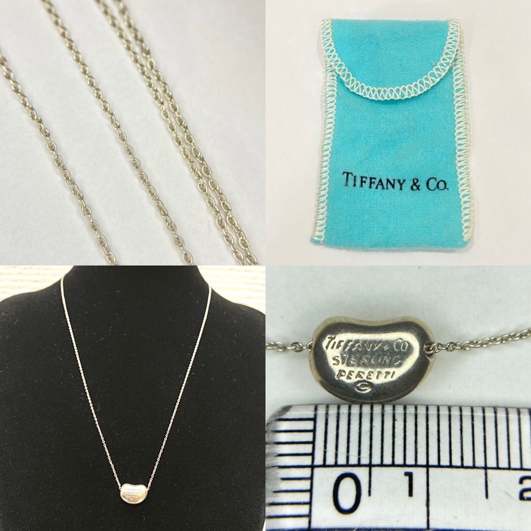 廃盤希少レア Tiffany ティファニー ビーン ネックレス シルバー925 ペレッティ - メルカリ