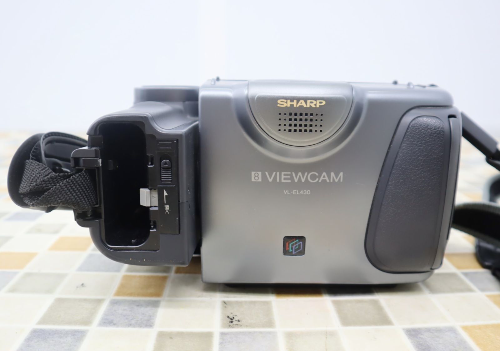 SHARP Video8 ビデオカメラ　VL-EL430動作品 動作OK！☆シャープの液晶8ミリビデオカメラ・VL-EL430 動作OK