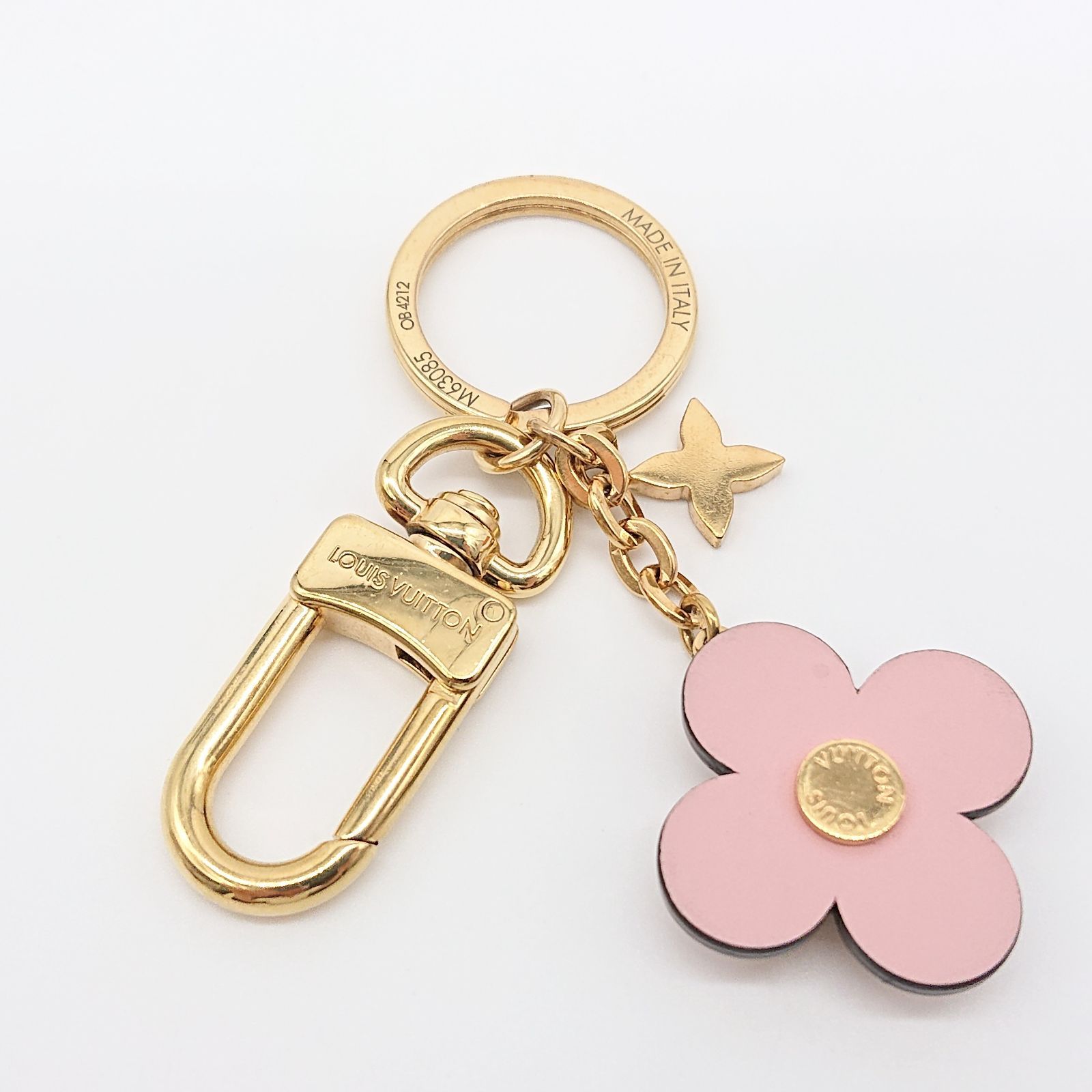 極美品】LOUIS VUITTON ルイヴィトン キーホルダー ブルーミング