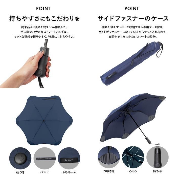【未使用】BLUNT XS METRO ブラント メトロ 折りたたみ傘 ネイビー BLUNT ブラント METRO メトロ アンブレラ 傘【Ver.2.0】【Sx