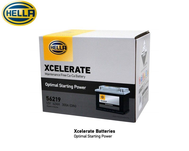HELLA ヘラー バッテリー 62Ah 56219 L2 LN2