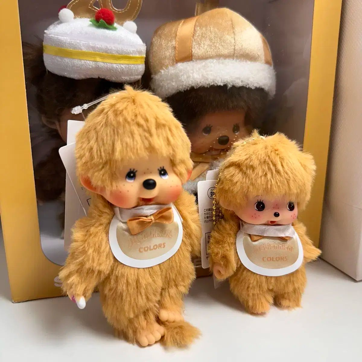 モンチッチ展 限定 ベビチッチ COLORS キーチェーン ゴールド