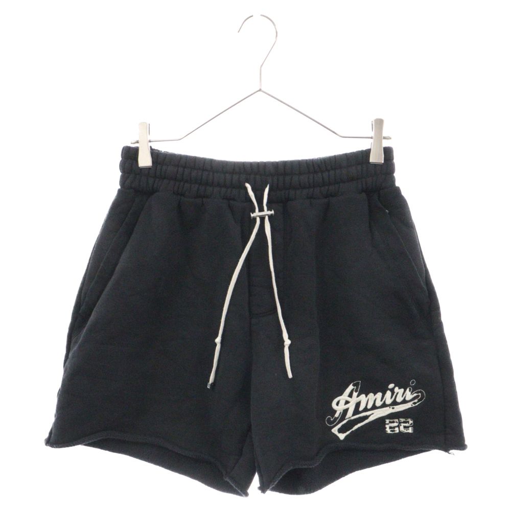 AMIRI (アミリ) 22SS BERMUDA PANTS ロゴ刺繍 スウェットショーツ