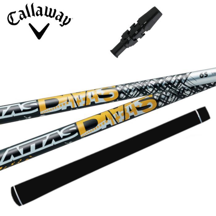 希少な6X The ATTAS キャロウェイスリーブ付き(限定カラー) アッタス ダースシャフト キャロウェイスリーブ付 限定カラー