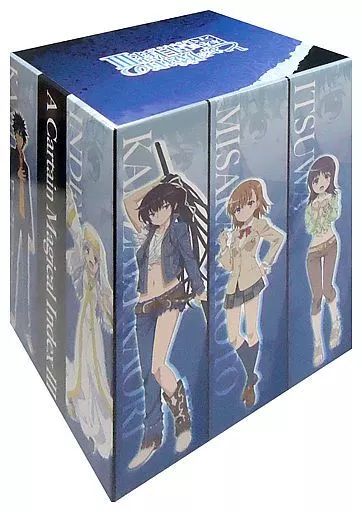特典系収納BOX キャラクター 集合 全巻収納BOX Blu-ray DVD とある魔術の禁書目録III Vol.1～4 ゲーマーズ連動 特典