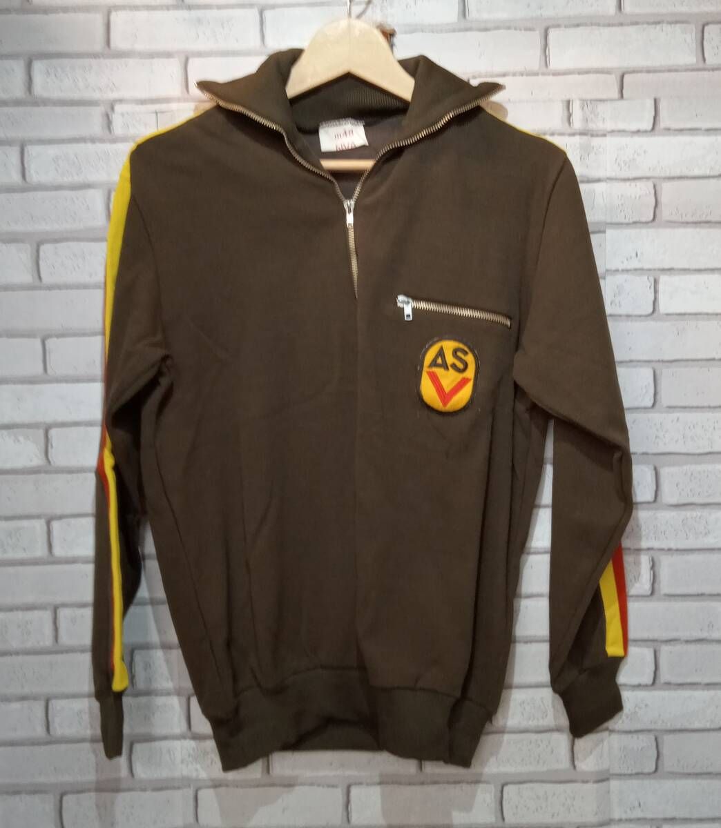東ドイツ軍 ハーフジップ ライントラックジャケット ジャージ ミリタリー メンズ