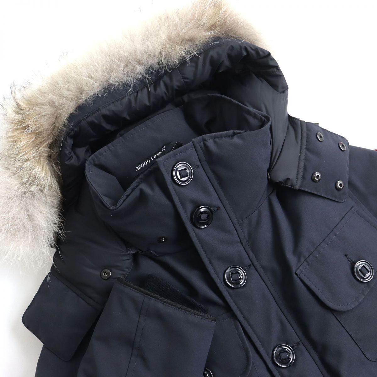 良品△国内正規品 カナダグース 2301JM RUSSELL PARKA/ラッセル ロゴワッペン フーデッド WZIP ダウンジャケット/コート  ネイビー S メンズ - メルカリ