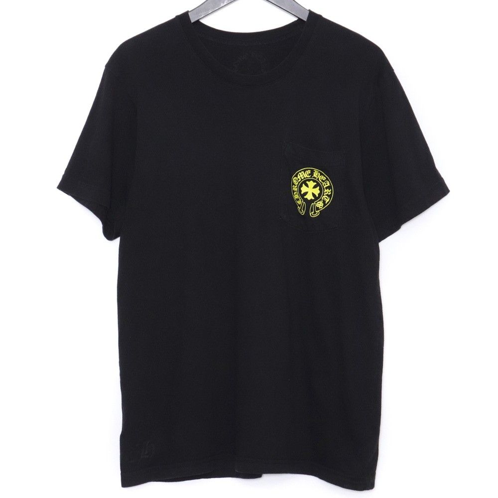 クロムハーツ　バック英字プリントTシャツ CHROME HEARTS 英字バックプリントTシャツ Mサイズ ブラック