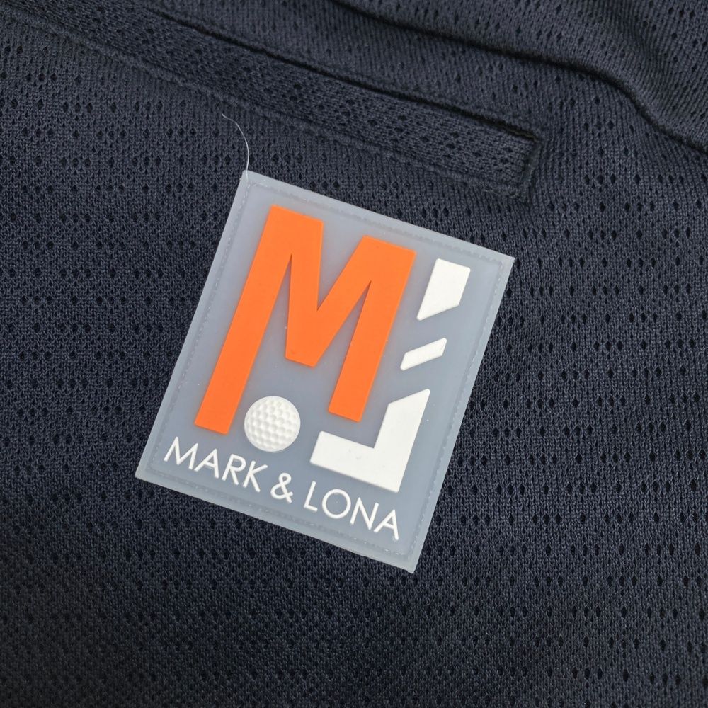 サイズ：48 MARK&amp;LONA マークアンドロナ  メッシュ ロングパンツ  ネイビー系 [240101477060] ゴルフウェア メンズ ストスト サイズ：48 MARK&LONA マークアンドロナ メッシュ ロングパンツ