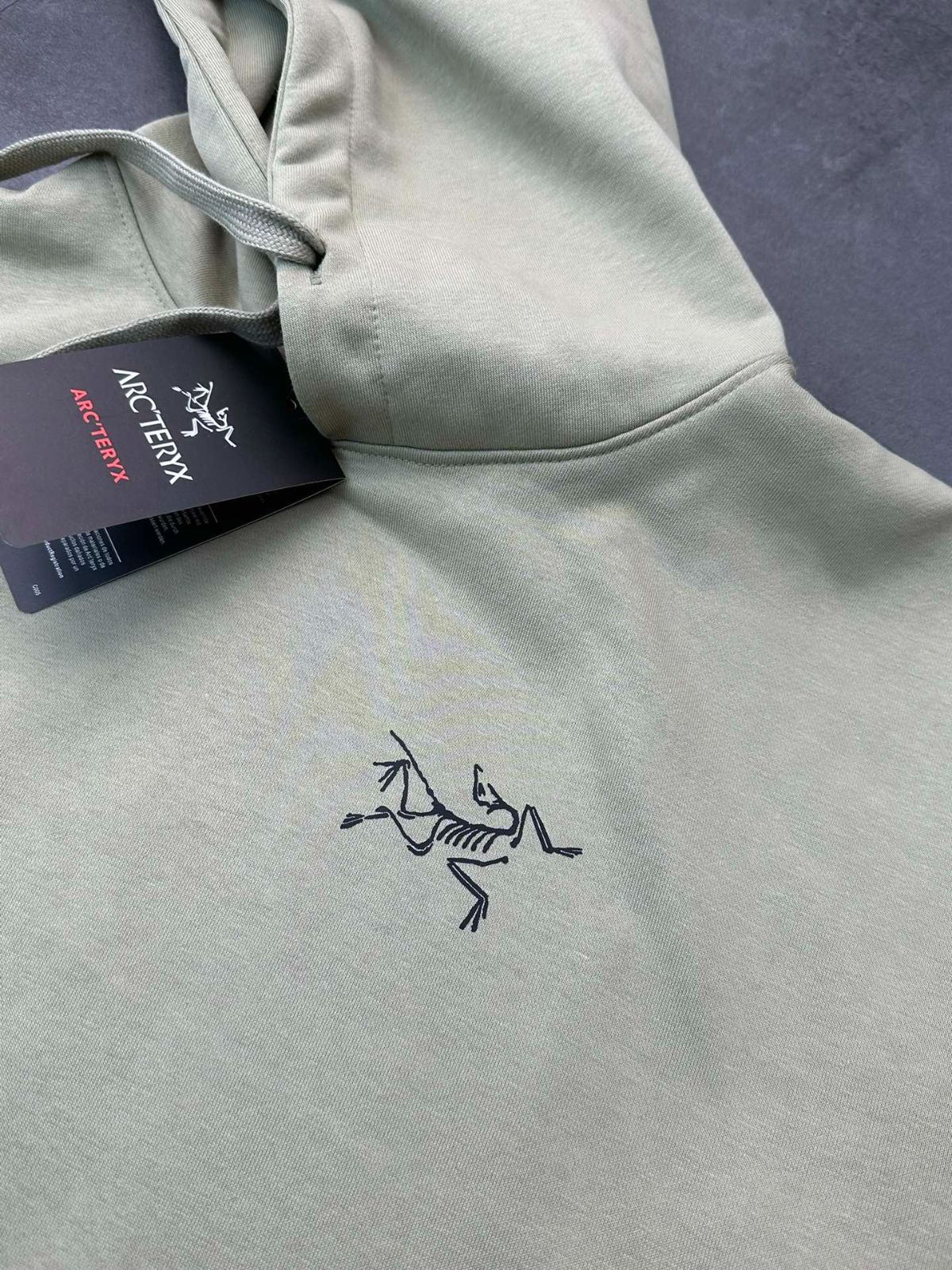 Arc'Teryx アークテリクス ビッグ バード ロゴ フード付きスウェットシャツ