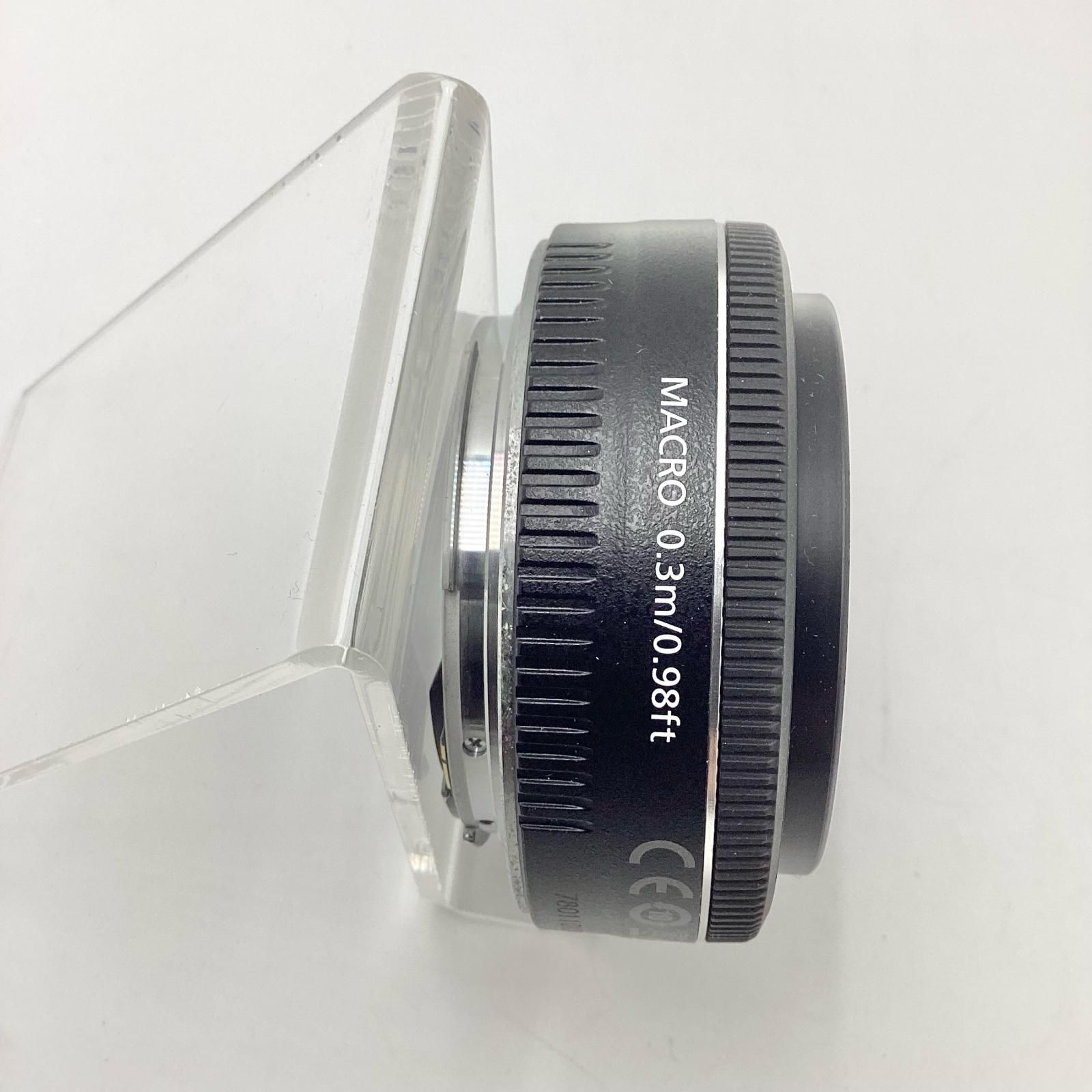全額返金保証】【最速発送】Canon EF40mm F2.8 STM 超美品 動作