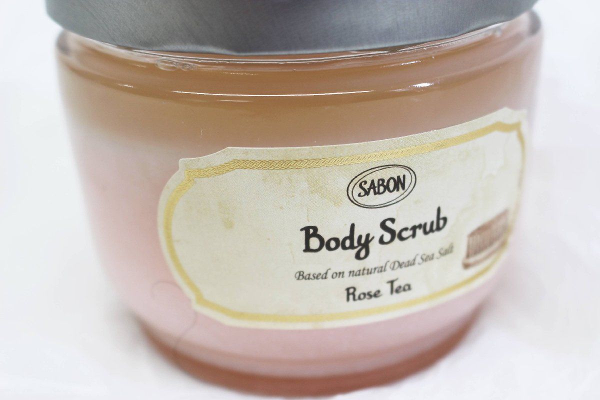 SABON サボン ボディスクラブ 全身洗浄料 600g ローズティー ボディ