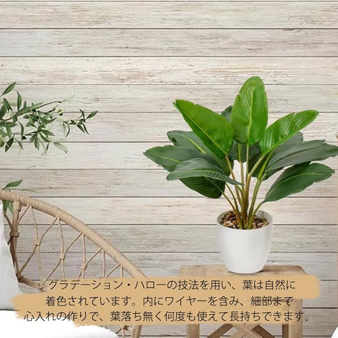 【在庫処分】Villa Como インテリア グリーン フェイクグリーン 人工 観葉植物 フェイク 卓上 鉢植え 造花 テーブルデコレーション エアプランツ かわいい おしゃれ ギフト ３点セット (3， グ VillaComoフェイクグリーン造花卓上ユリ竹40CMインテリア人工観葉植物