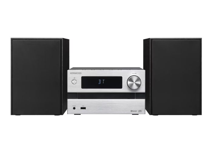JVCケンウッド KENWOOD ケンウッド M-EB50-S コンパクトHi-Fiシステム Bluetooth対応 25W 25W シルバー
