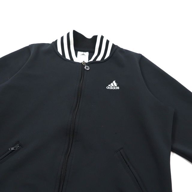 adidas トラックジャケット セットアップジャージ M ブラック ポリエステル AH8377