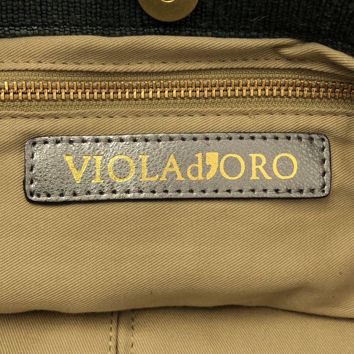 VIOLAd’OROヴィオラドーロ　タッセル付きカゴバック ヴィオラドーロ タッセルかごバッグ VIOLAd'ORO / ヴィオラドーロ