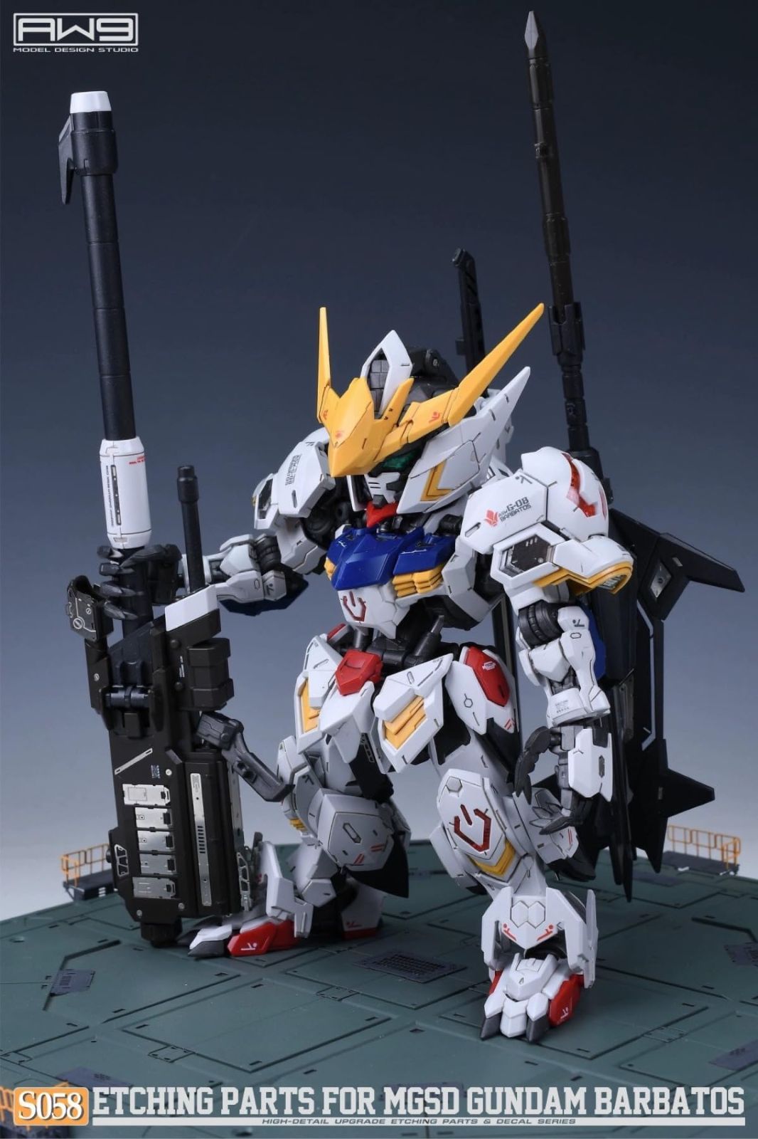 人気商品】MGSD ガンダムバルバトス改造用 ディテールアップ ハイ